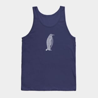 Emperor Penguin - detailed animal lovers drawing Tank Top